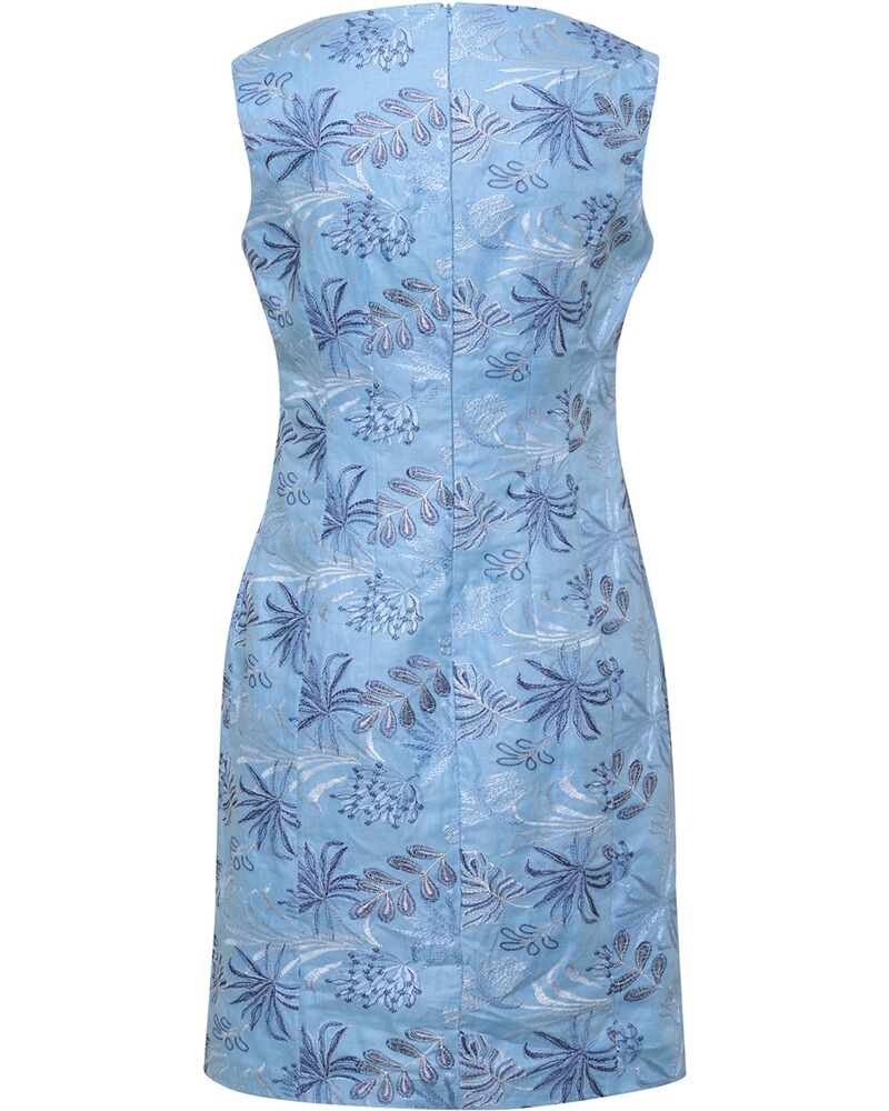 Besticktes Leinenkleid, White Label