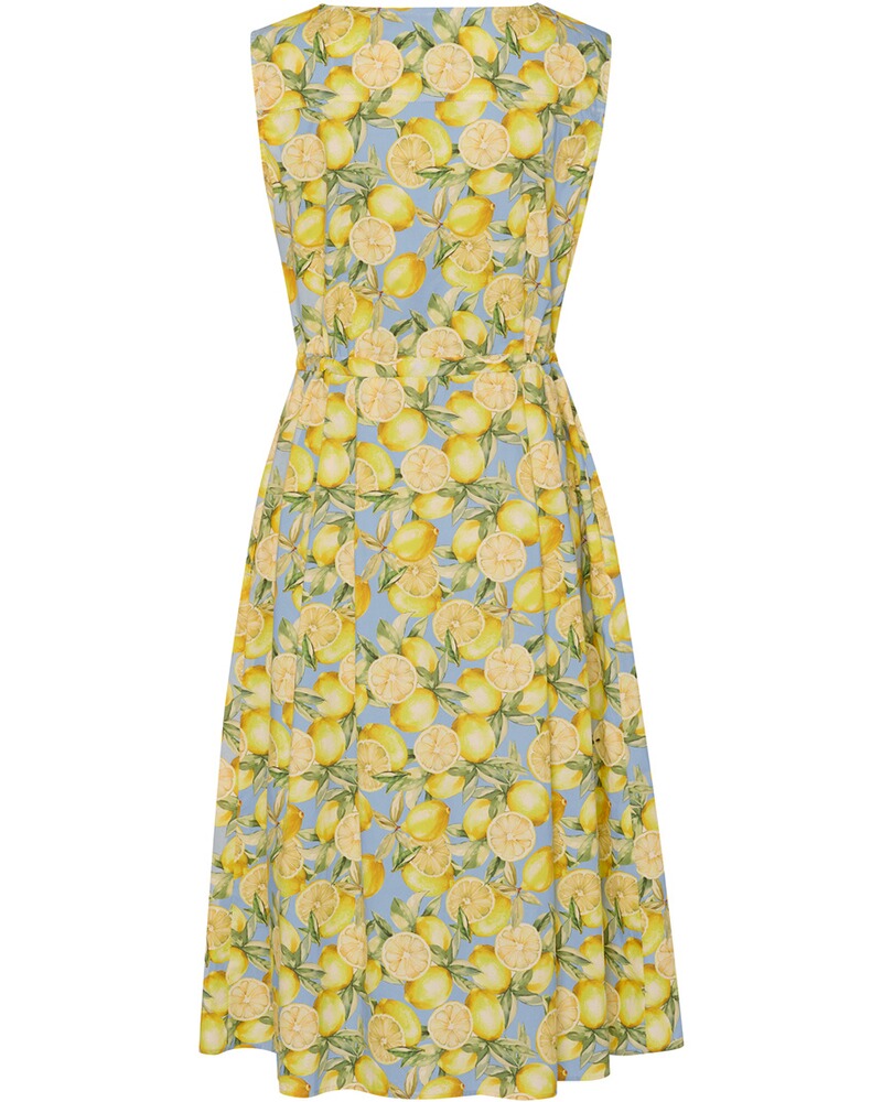 Ärmelloses Kleid mit Zitronen, REITMAYER