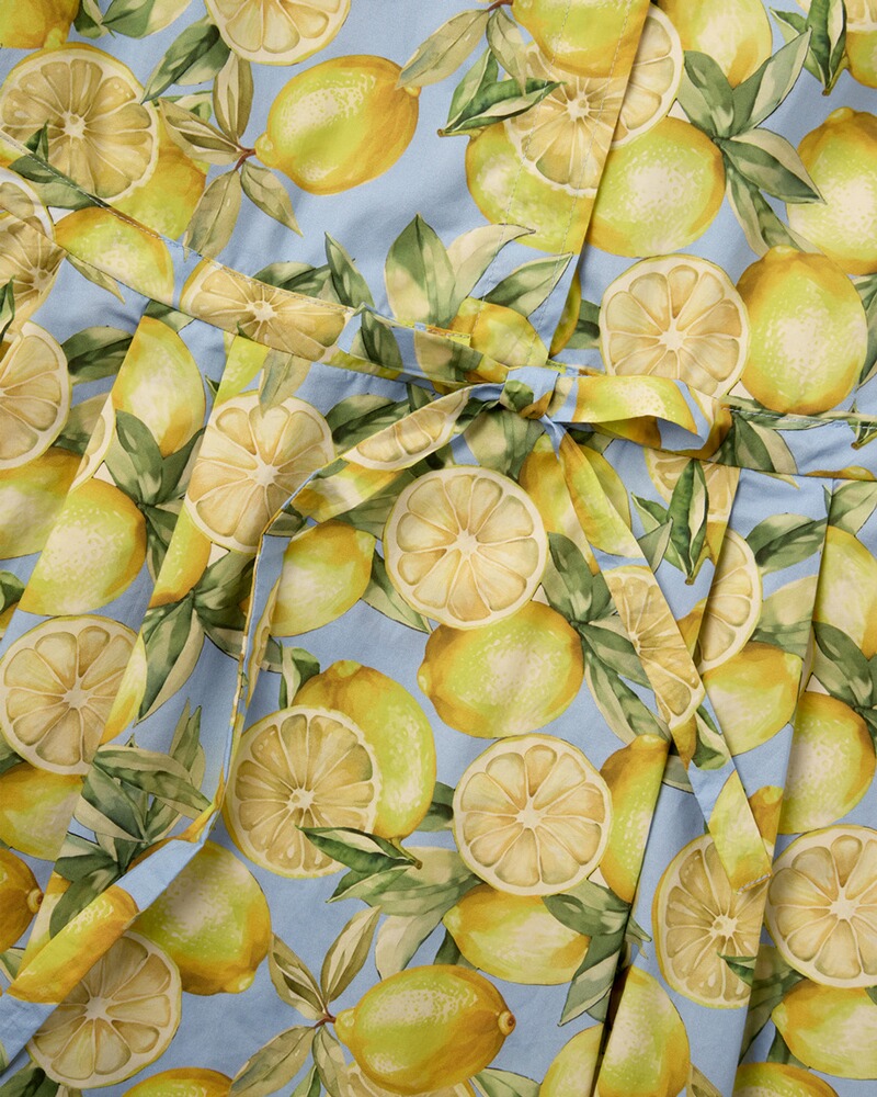 Ärmelloses Kleid mit Zitronen, REITMAYER