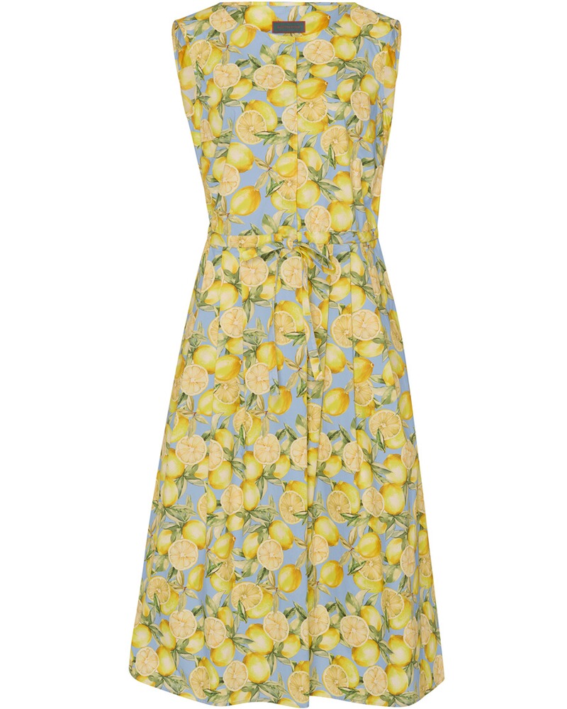 Ärmelloses Kleid mit Zitronen