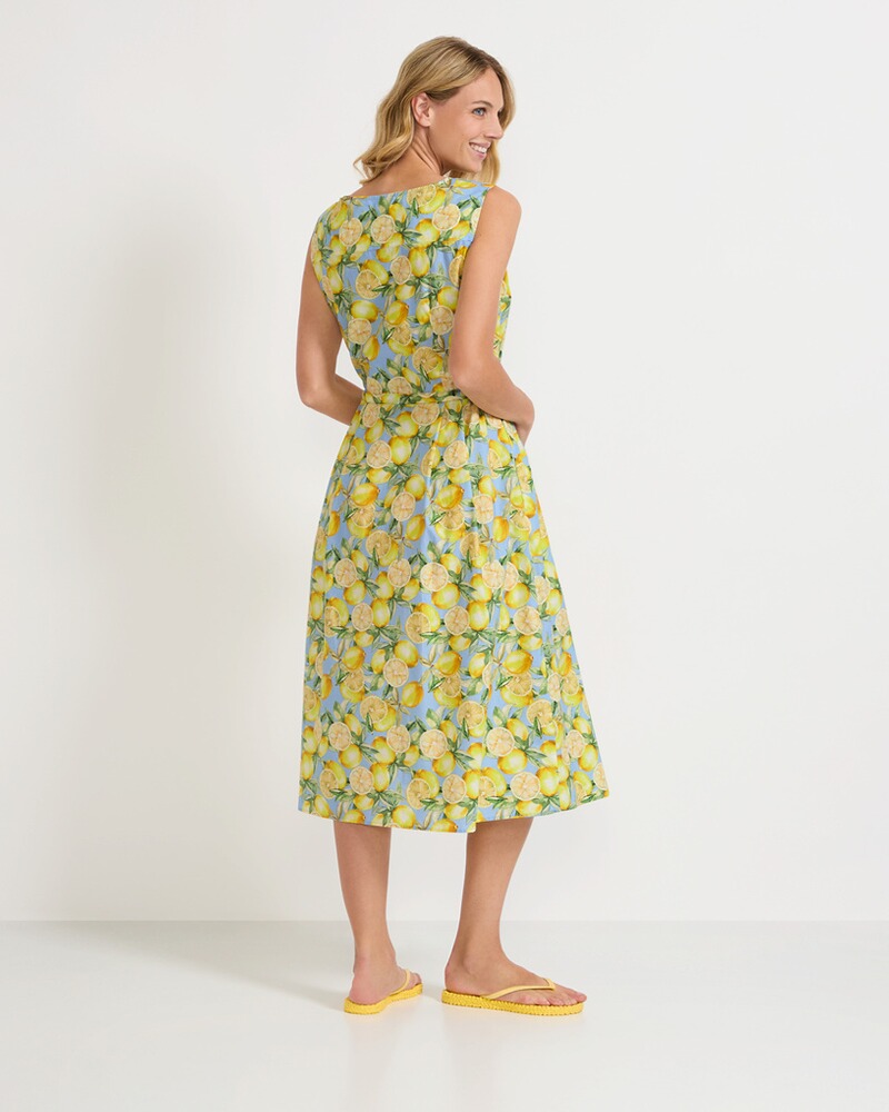 Ärmelloses Kleid mit Zitronen, REITMAYER