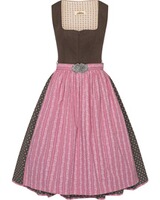 Midi Dirndl mit Reißverschluss, Almsach
