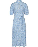 Halbarm-Kleid mit Rüschenkragen, Seidensticker