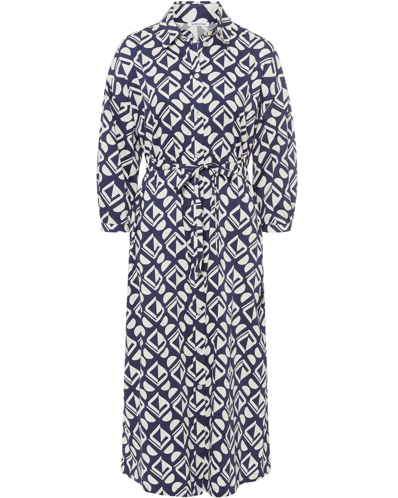Hemdblusenkleid mit Print