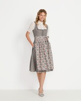 Midi Dirndl mit Rosenprint, Almsach
