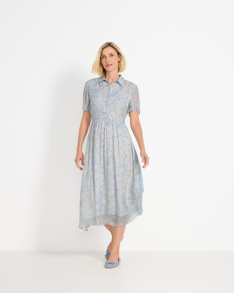 Hemdblusenkleid mit Gänseblümchen, HIGHMOOR