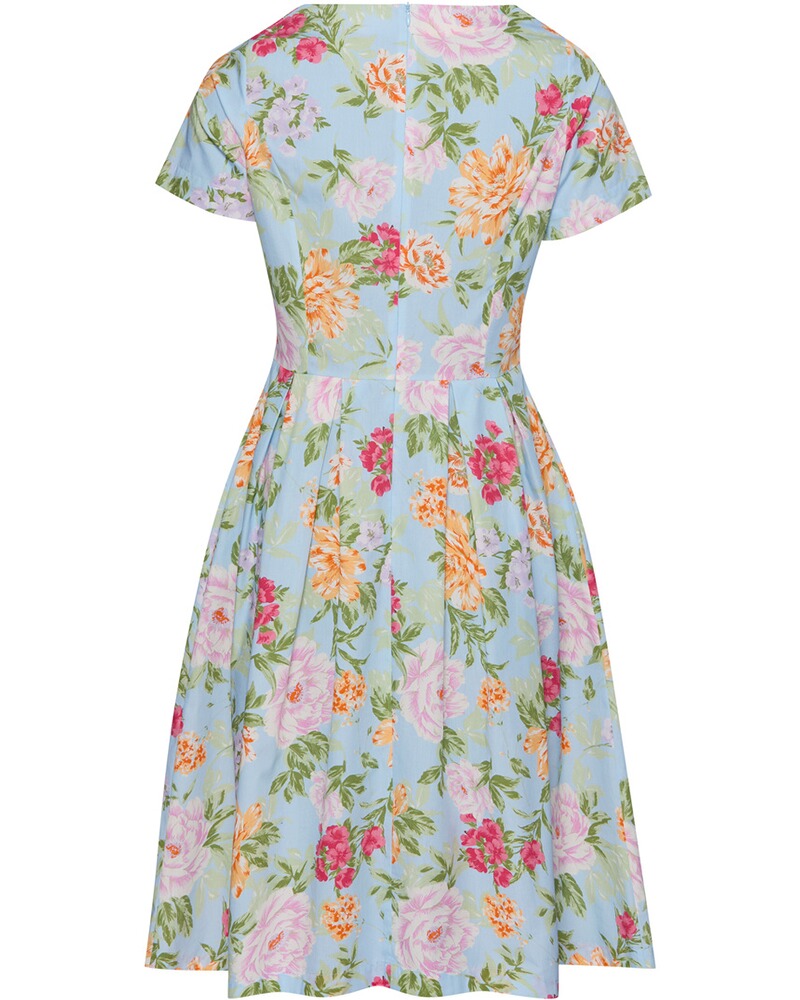 Geblümtes Halbarm-Kleid, REITMAYER