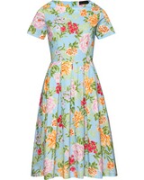 Geblümtes Halbarm-Kleid, REITMAYER