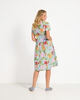 Geblümtes Halbarm-Kleid, REITMAYER