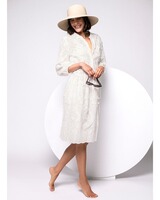 Kleid mit Blumenstickerei, White Label