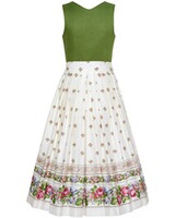 Langes Dirndl mit Blumenrock, Berwin