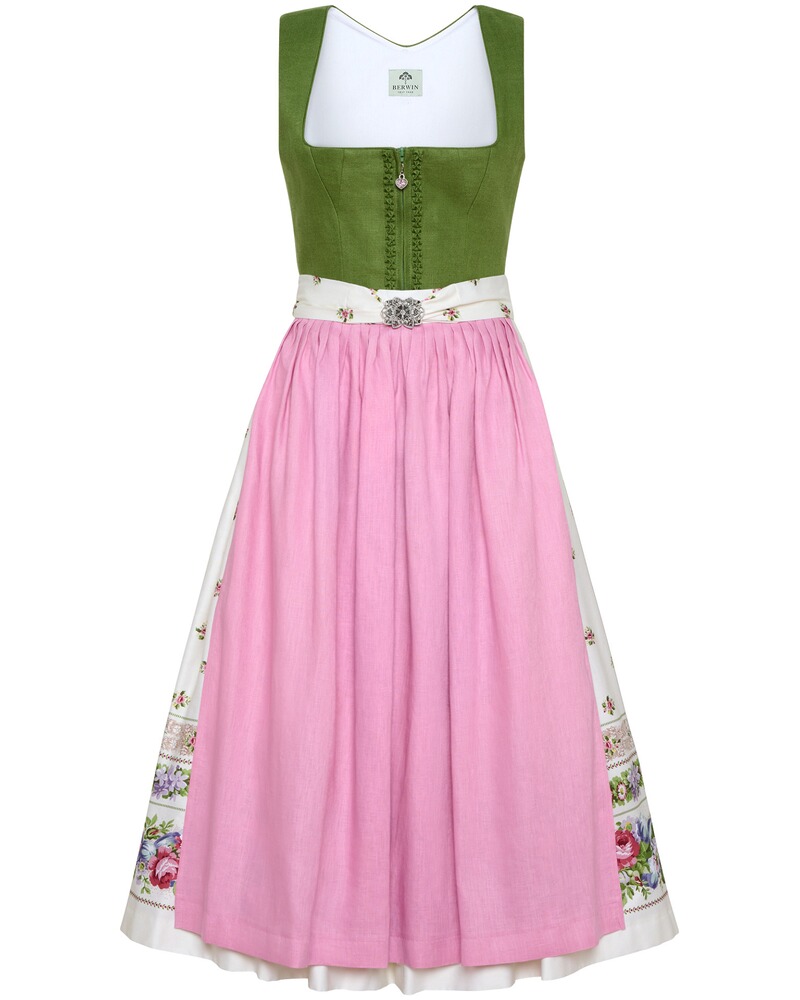 Langes Dirndl mit Blumenrock