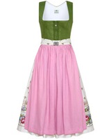 Langes Dirndl mit Blumenrock, Berwin