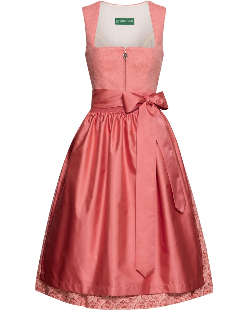 Midi-Dirndl mit Ornament-Muster