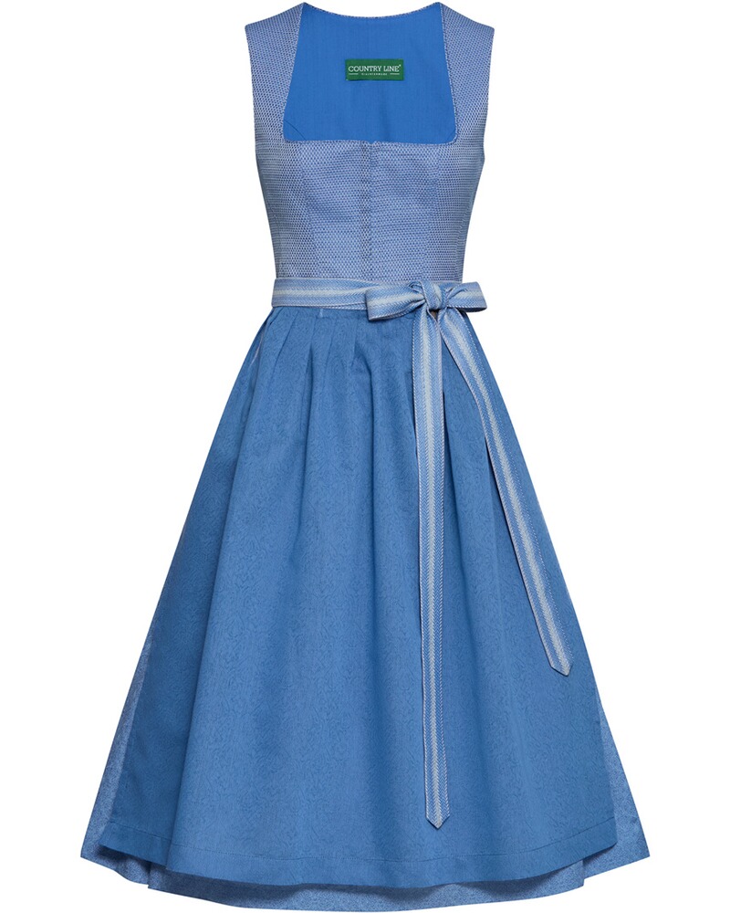 Midi-Dirndl mit Jacquard-Mieder