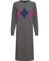 Argyle-Strickkleid, HIGHMOOR