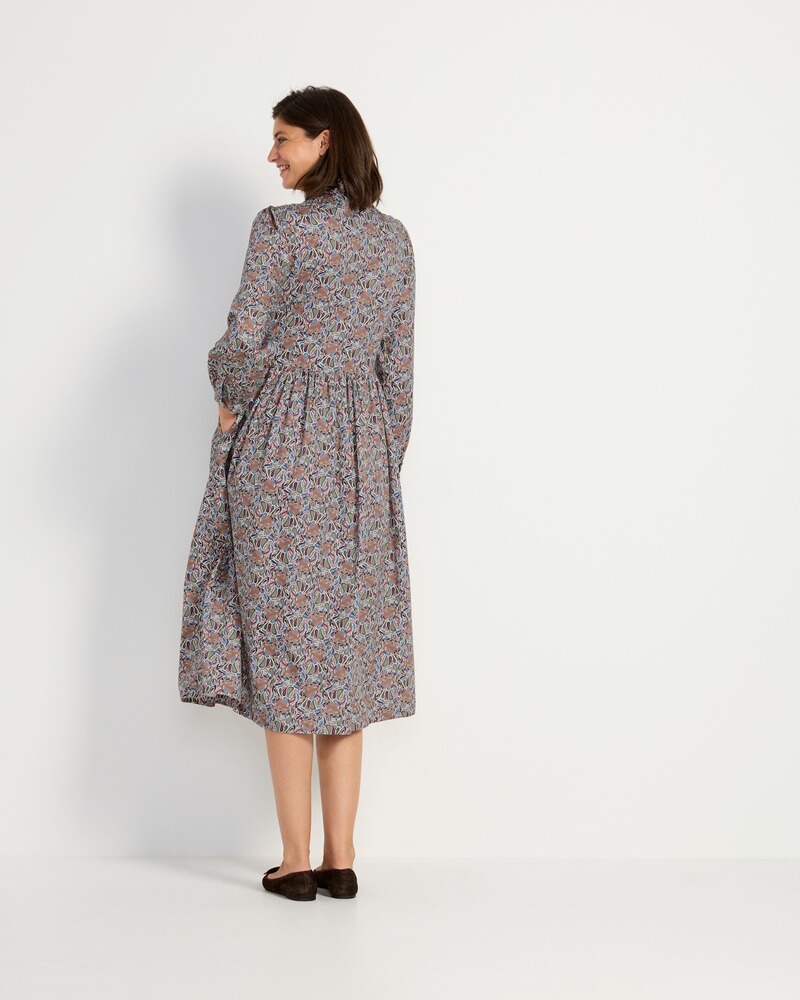 Druckkleid aus Baumwollsatin, REITMAYER