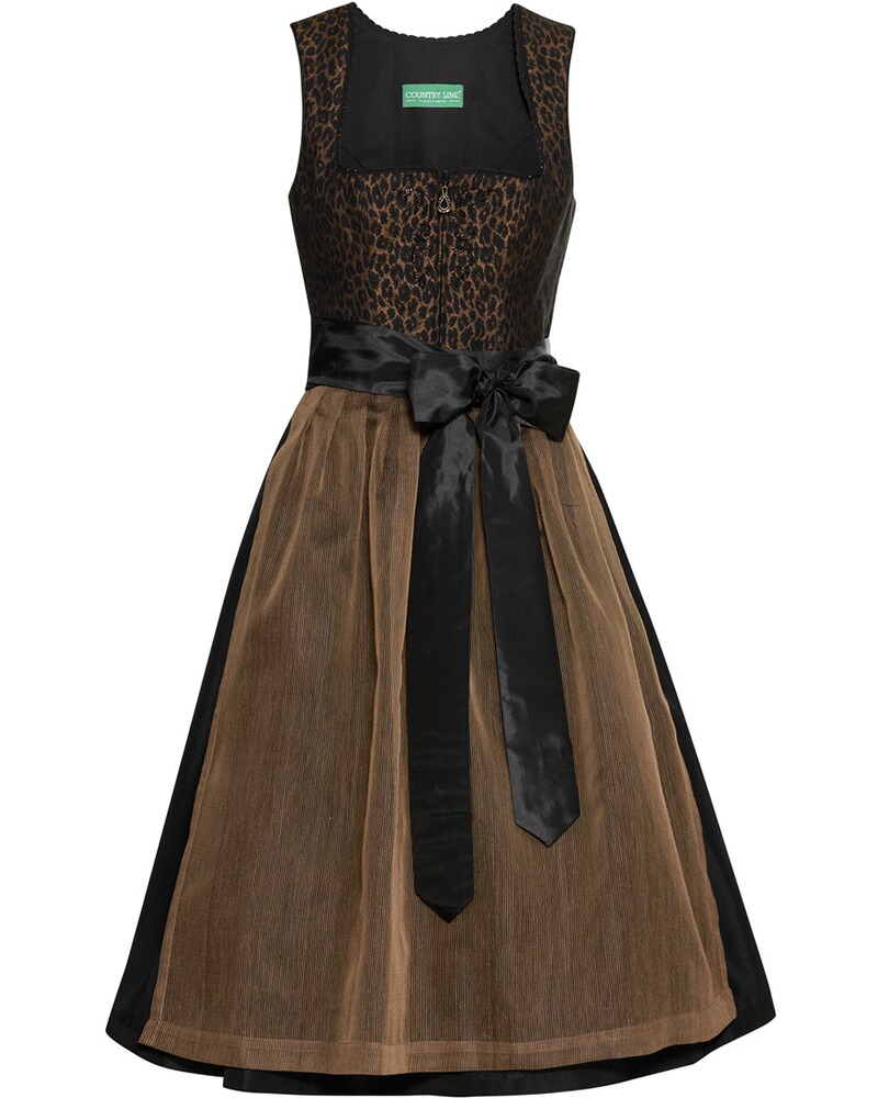 Midi-Dirndl mit Leo-Mieder
