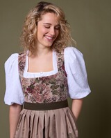 Langes Dirndl mit Jacquard-Mieder, Berwin