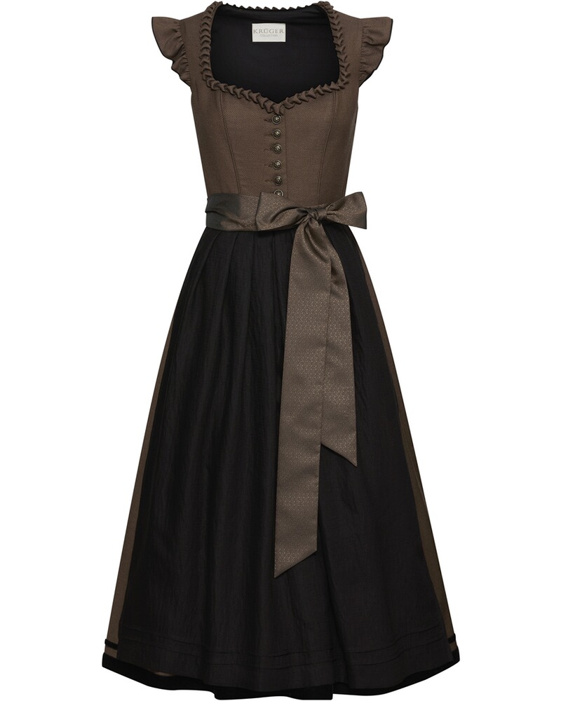 Langes Dirndl mit Flügelarm