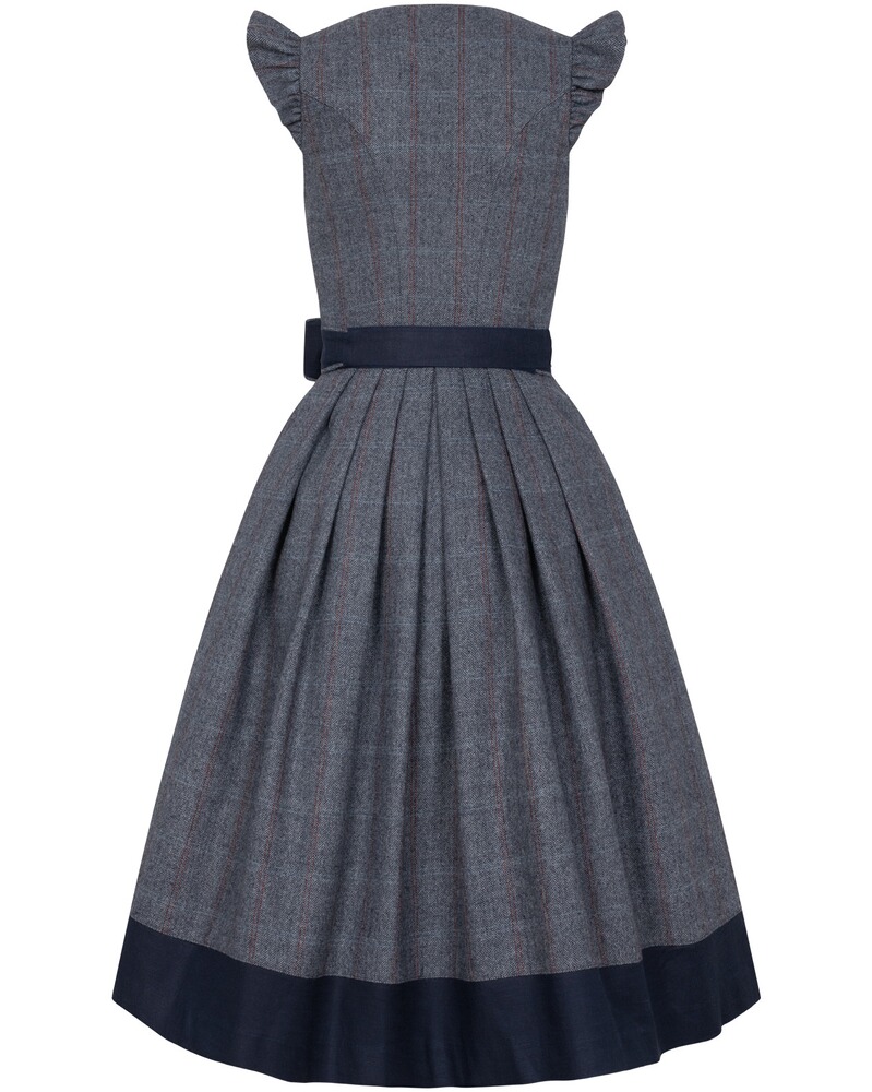 Karo-Dirndl Blau - Skye Romance - Krüger x Victoria Swarovski, Krüger Collection