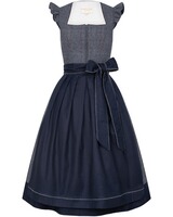 Karo-Dirndl Blau - Skye Romance - Krüger x Victoria Swarovski, Krüger Collection
