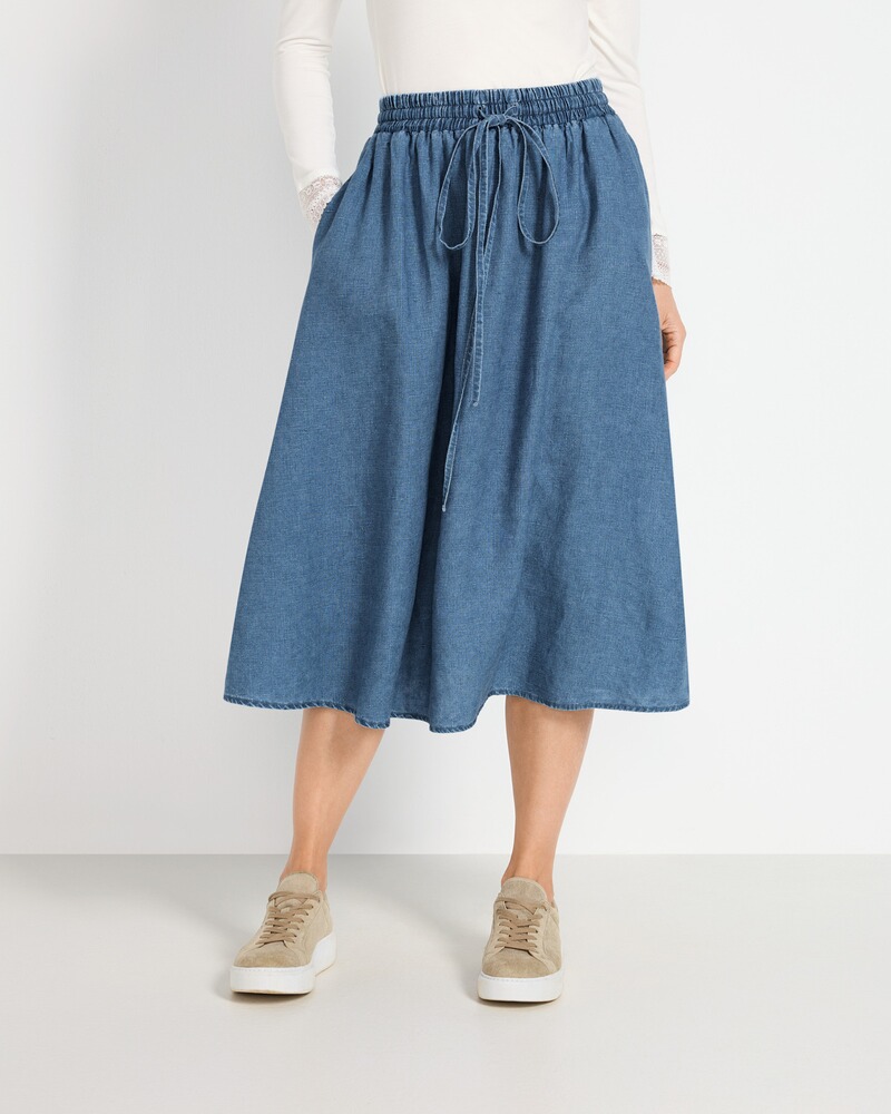 Leinenrock mit Tunnelzug, REITMAYER