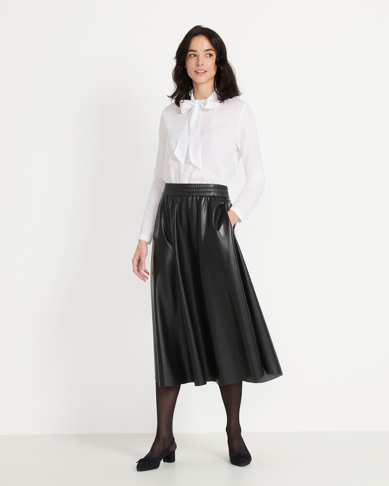 Midi-Kunstlederrock Smea, Raffaello Rossi