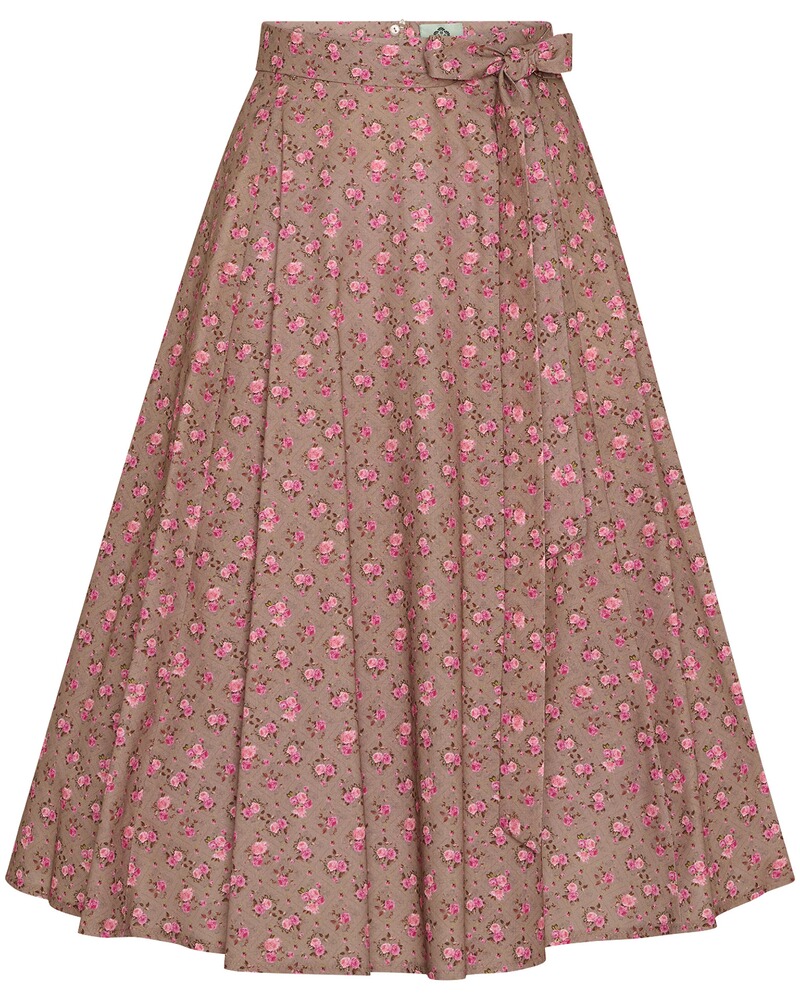 Rock mit Blumenmuster