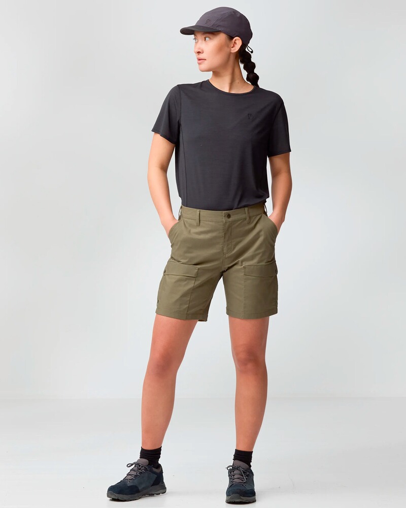 Damen Shorts Abisko Hybrid Trail, Fjällräven