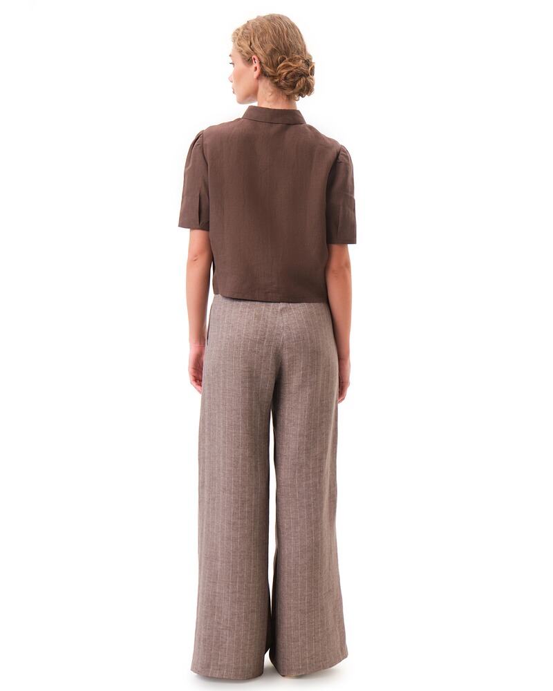 Weite Nadelstreifenhose Henrike, FELICITAS