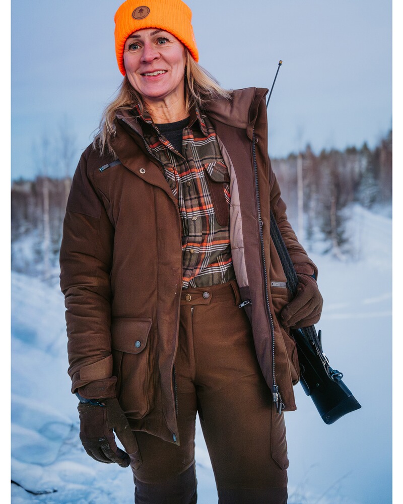Damen Hose Smaland Forest Padded, Pinewood