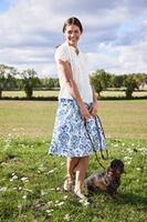 Bluse mit Lochstickerei, REITMAYER