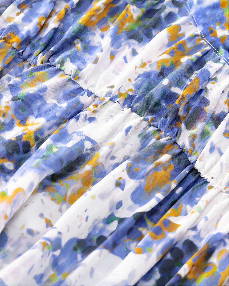 Langarm-Bluse mit Allover-Blumenmuster, Marc O'Polo