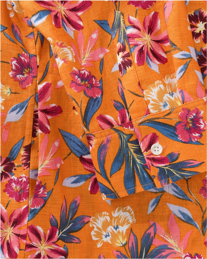 Lange Bluse mit Blumenmuster, HIGHMOOR