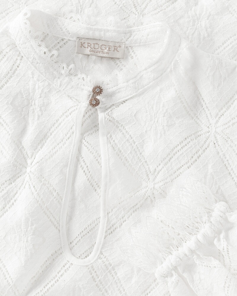 Spitzenbluse mit Knöpfen, Krüger Collection