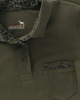 Damen Poloshirt Waldtier-Detail, Parforce Essential