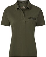 Damen Poloshirt Waldtier-Detail, Parforce Essential