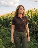 Damen Poloshirt Waldtier-Detail, Parforce Essential