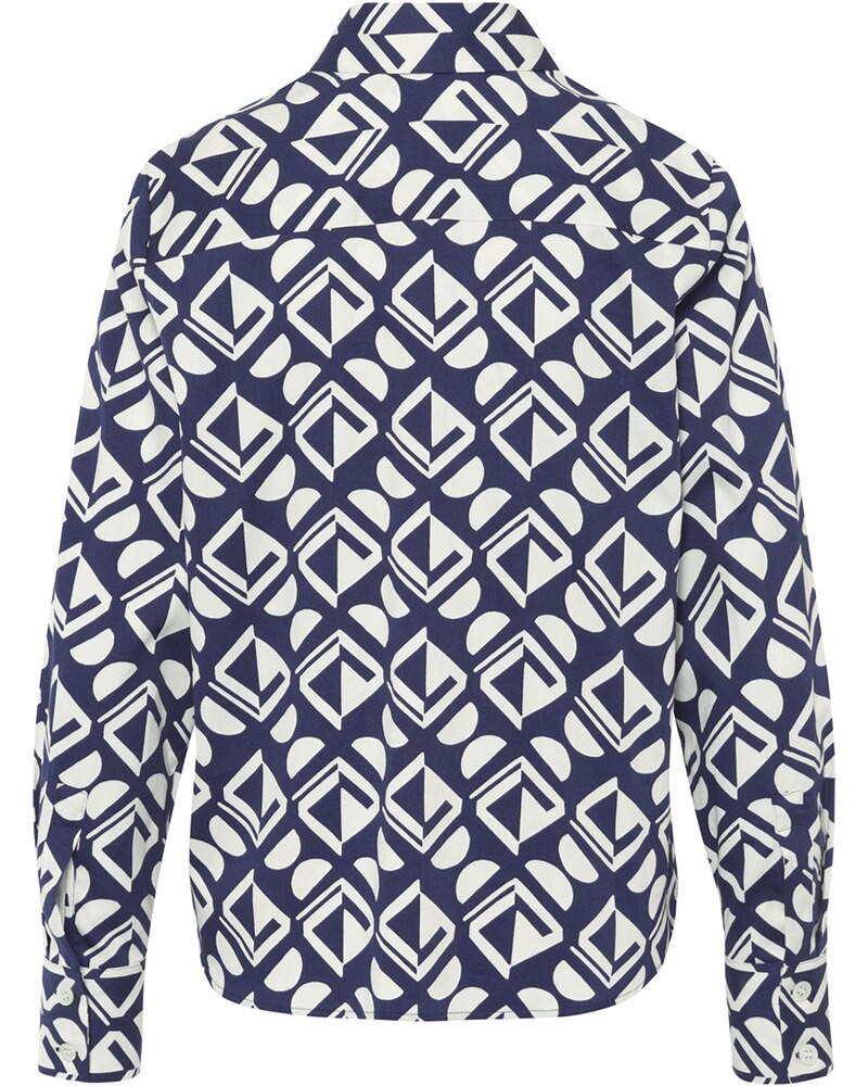 Hemdbluse mit Allover-Print, Seidensticker