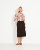 Bluse mit Rosendruck, HIGHMOOR