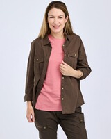 Bluse InsectSafe Poplin, Pinewood