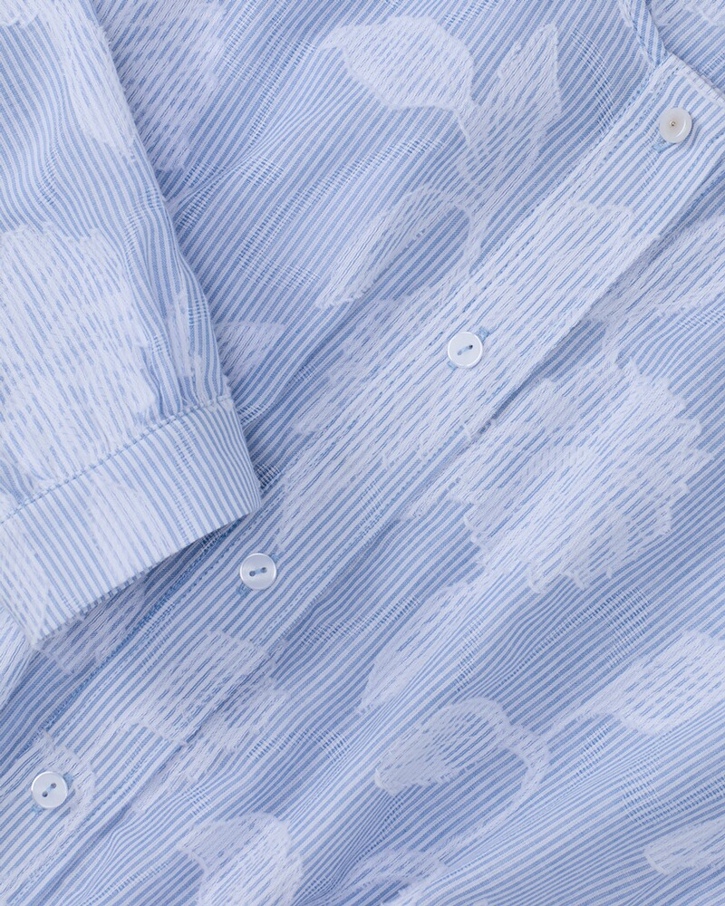 Weite Streifenbluse, White Label