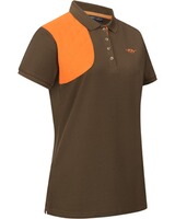 Damen Poloshirt Shooting Patch, Blaser Outfits
