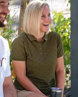 Damen Poloshirt Allover, Blaser Outfits