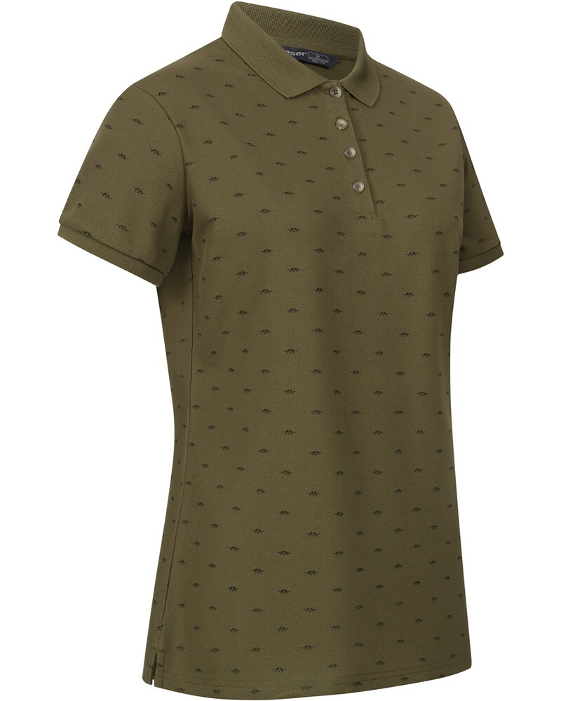 Damen Poloshirt Allover, Blaser Outfits