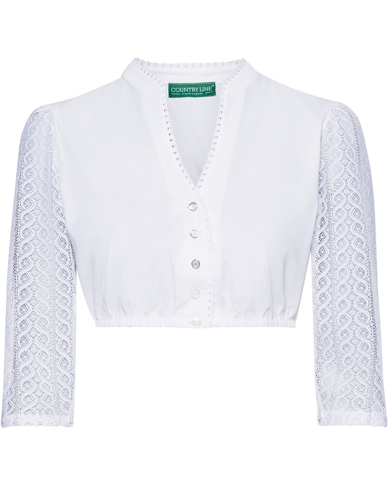 Dirndlbluse mit 3/4-Arm