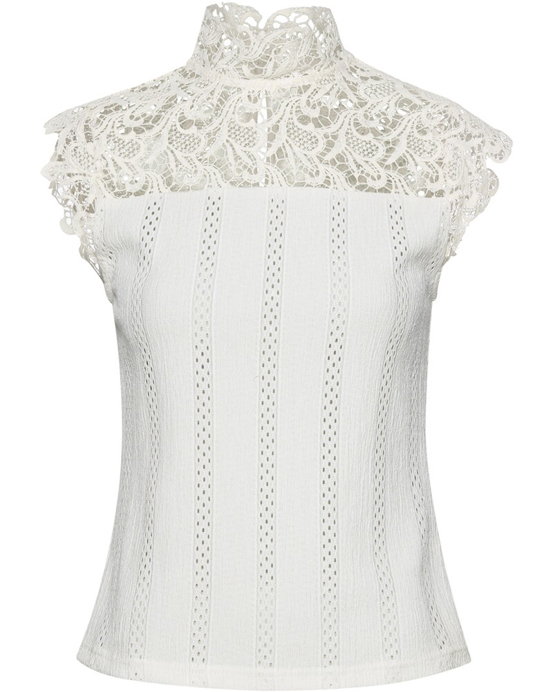 Blusenshirt mit Spitze