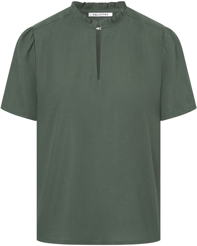 Leinen-Kurzarmbluse Banu