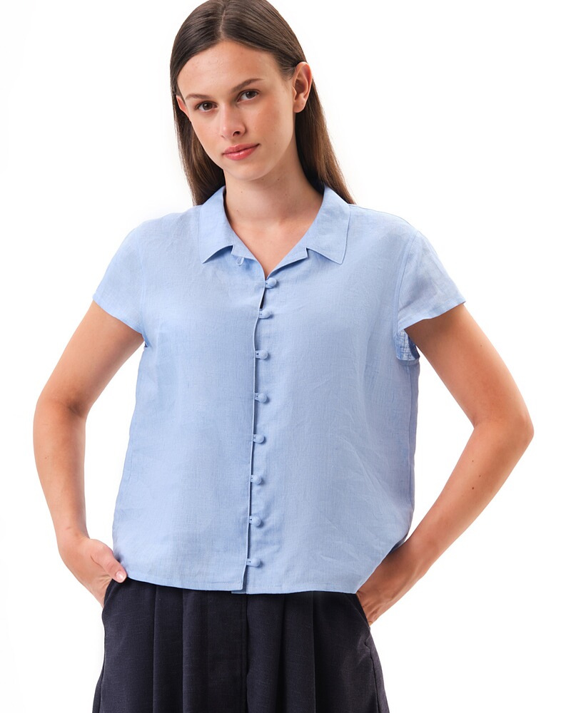 Halbarm-Bluse Barina, FELICITAS